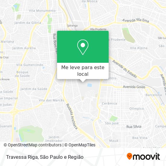 Travessa Riga mapa