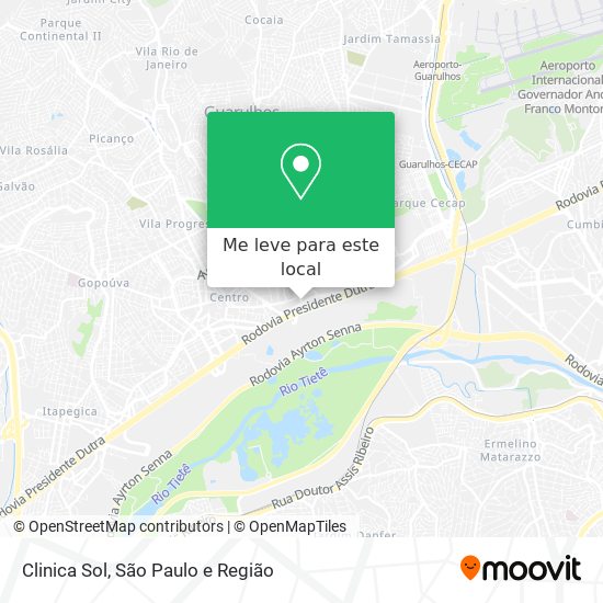 Clinica Sol mapa