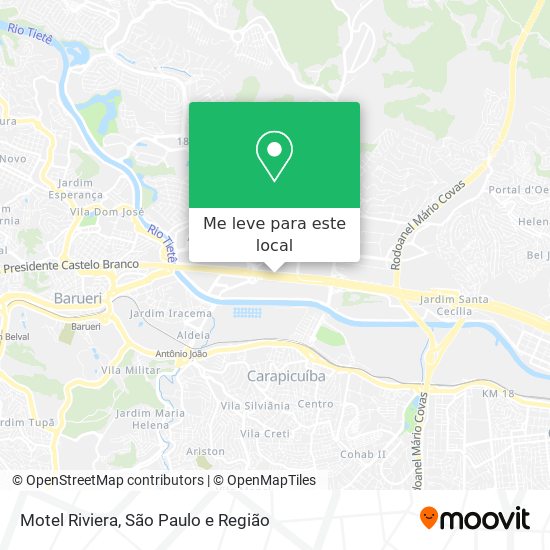 Motel Riviera mapa