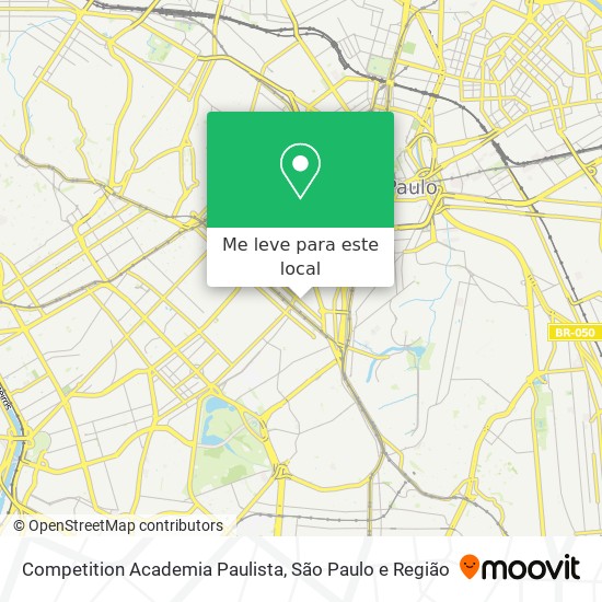 Competition Academia Paulista mapa