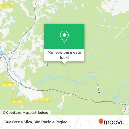 Rua Costa Silva mapa