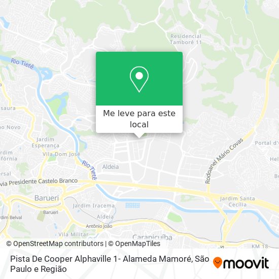 Pista De Cooper Alphaville 1- Alameda Mamoré mapa