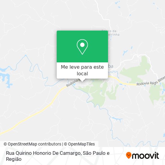 Rua Quirino Honorio De Camargo mapa