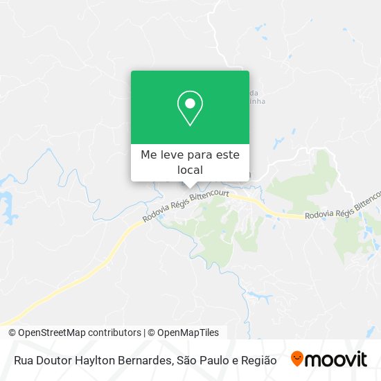 Rua Doutor Haylton Bernardes mapa