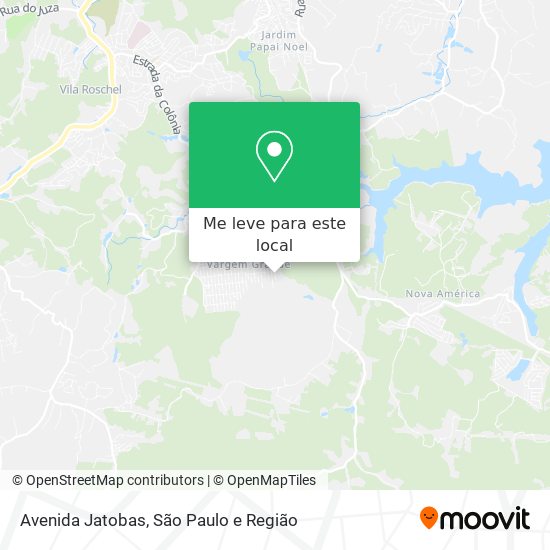 Avenida Jatobas mapa