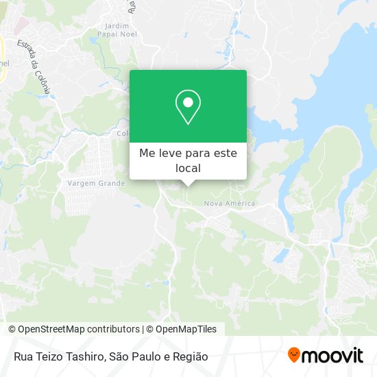 Rua Teizo Tashiro mapa