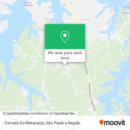 Estrada Do Matarazzo mapa