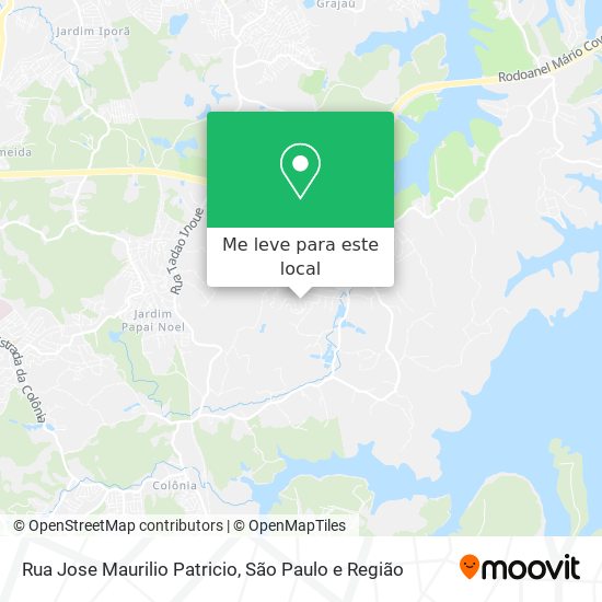 Rua Jose Maurilio Patricio mapa