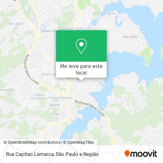 Rua Capitao Lamarca mapa