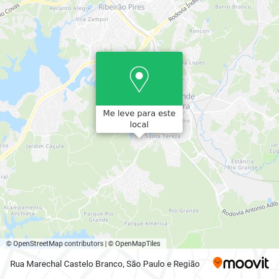 Rua Marechal Castelo Branco mapa