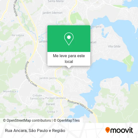 Rua Ancara mapa