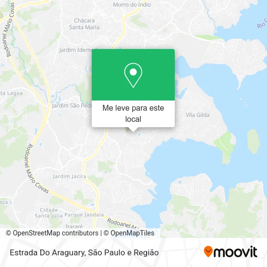 Estrada Do Araguary mapa