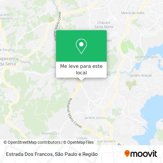 Estrada Dos Francos mapa
