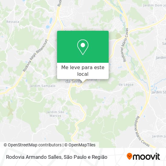 Rodovia Armando Salles mapa