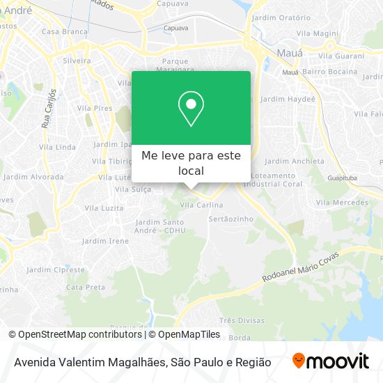 Avenida Valentim Magalhães mapa