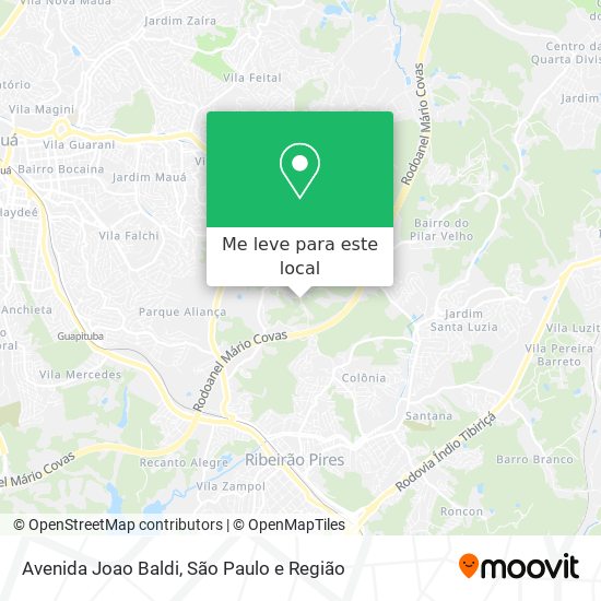 Avenida Joao Baldi mapa