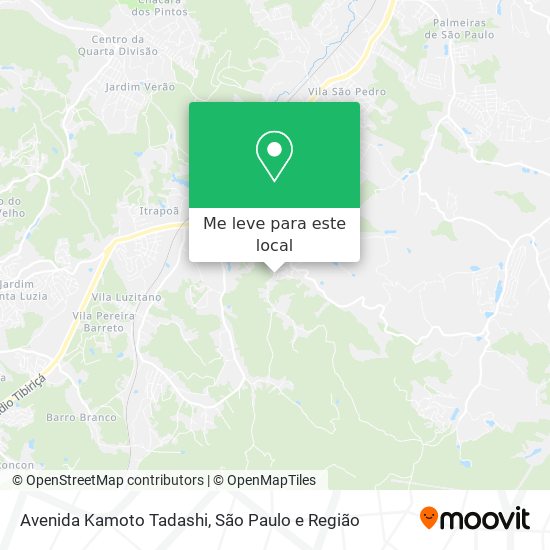 Avenida Kamoto Tadashi mapa