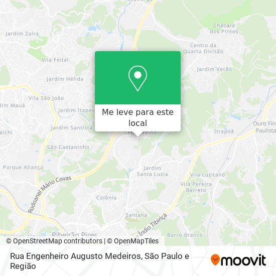 Rua Engenheiro Augusto Medeiros mapa