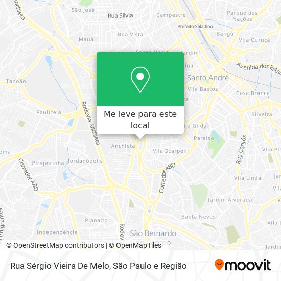 Rua Sérgio Vieira De Melo mapa