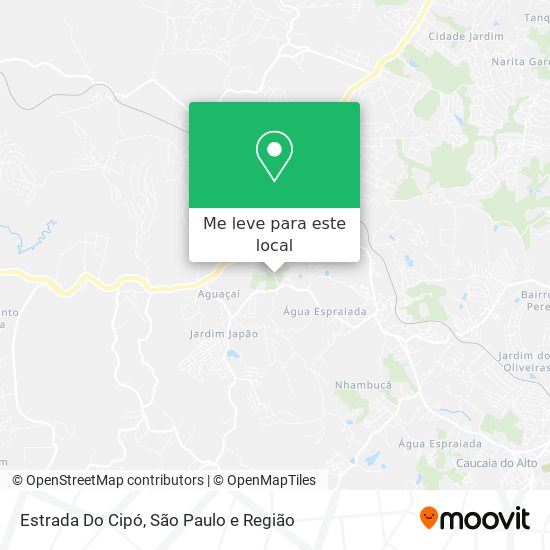 Estrada Do Cipó mapa