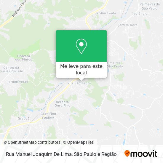 Rua Manuel Joaquim De Lima mapa