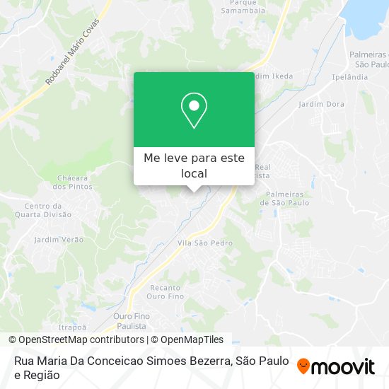 Rua Maria Da Conceicao Simoes Bezerra mapa