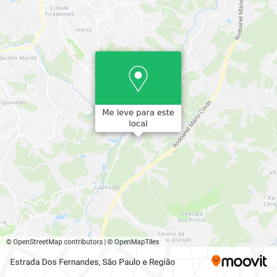 Estrada Dos Fernandes mapa