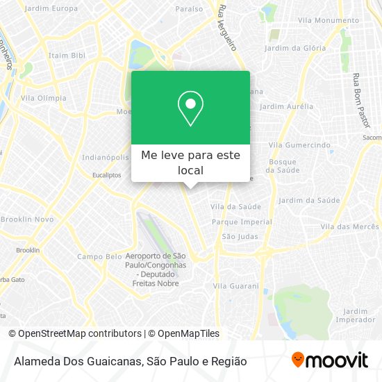 Alameda Dos Guaicanas mapa
