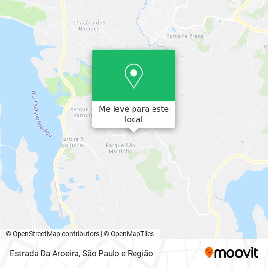 Estrada Da Aroeira mapa