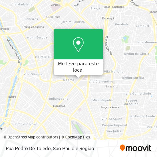 Rua Pedro De Toledo mapa