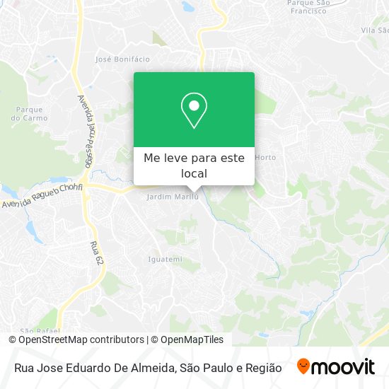 Rua Jose Eduardo De Almeida mapa