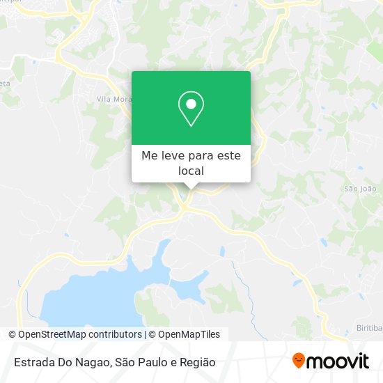 Estrada Do Nagao mapa