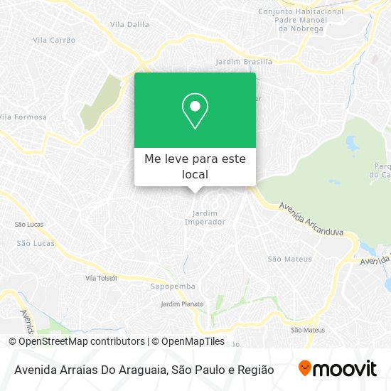 Avenida Arraias Do Araguaia mapa