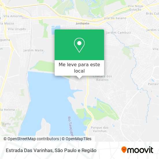 Estrada Das Varinhas mapa