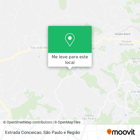Estrada Conceicao mapa