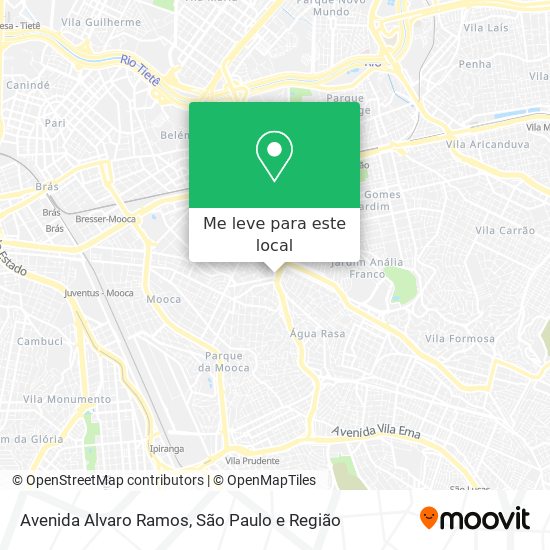 Avenida Alvaro Ramos mapa