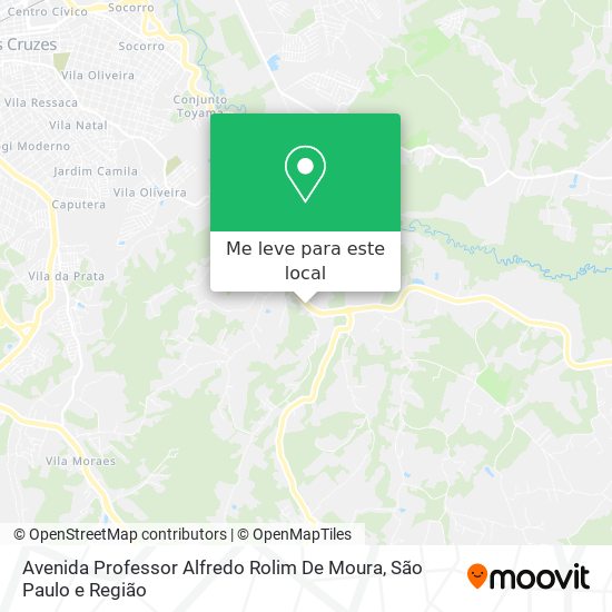 Avenida Professor Alfredo Rolim De Moura mapa