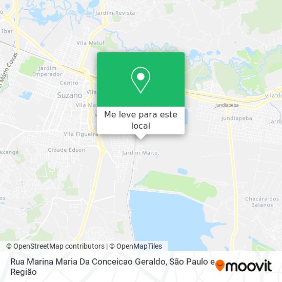 Rua Marina Maria Da Conceicao Geraldo mapa