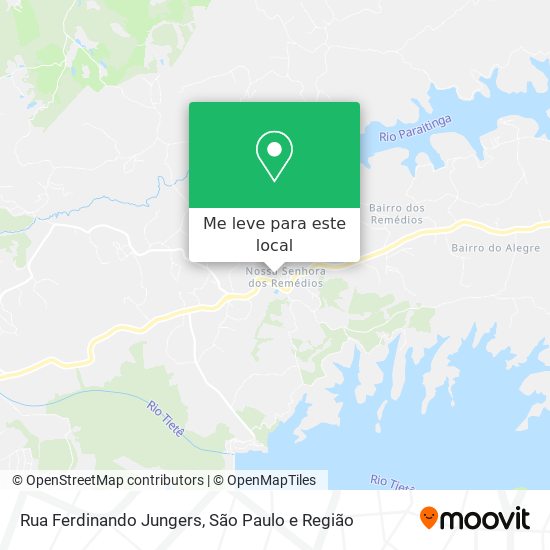 Rua Ferdinando Jungers mapa
