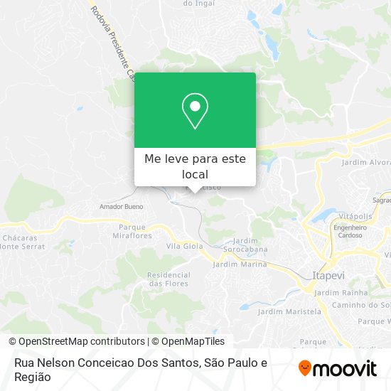 Rua Nelson Conceicao Dos Santos mapa