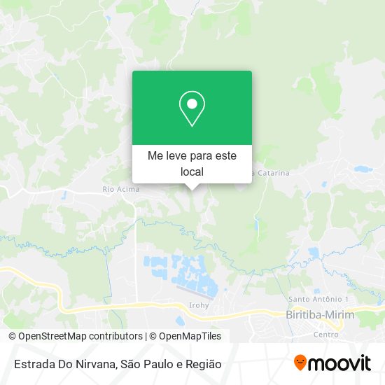 Estrada Do Nirvana mapa