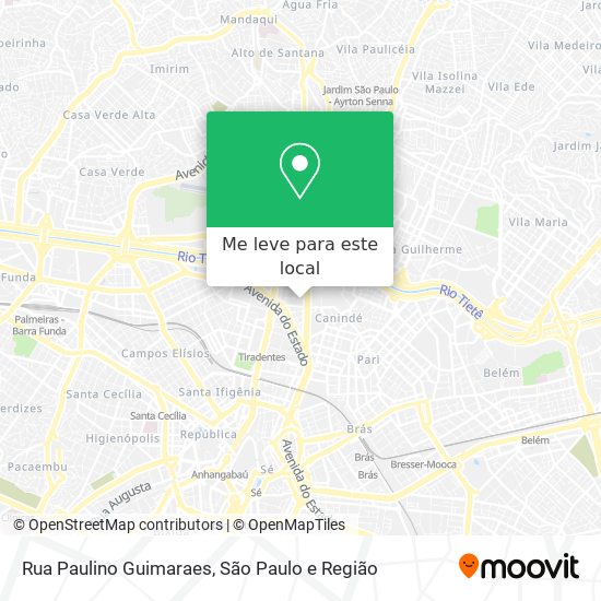 Rua Paulino Guimaraes mapa