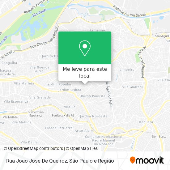 Rua Joao Jose De Queiroz mapa