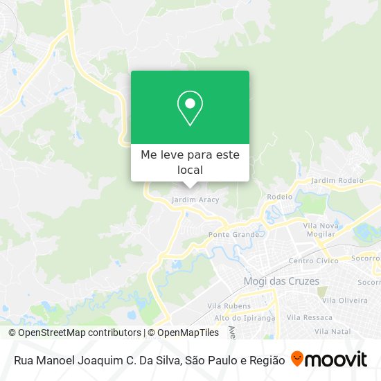 Rua Manoel Joaquim C. Da Silva mapa