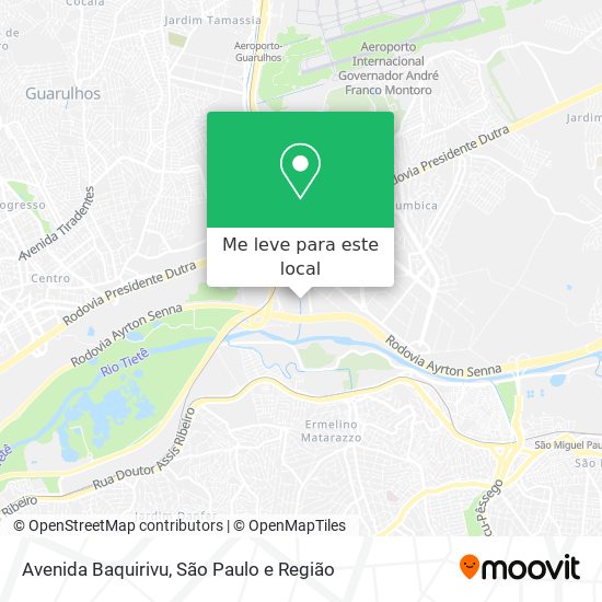 Avenida Baquirivu mapa
