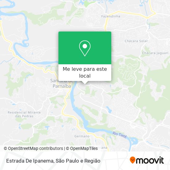 Estrada De Ipanema mapa