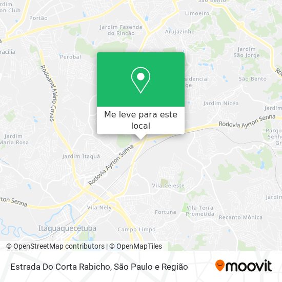 Estrada Do Corta Rabicho mapa