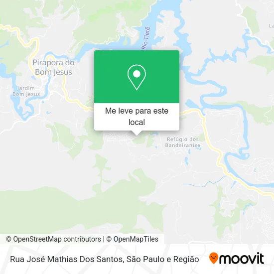 Rua José Mathias Dos Santos mapa