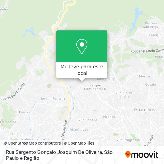 Rua Sargento Gonçalo Joaquim De Oliveira mapa