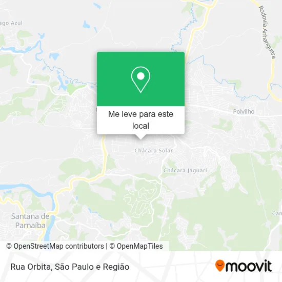 Rua Orbita mapa